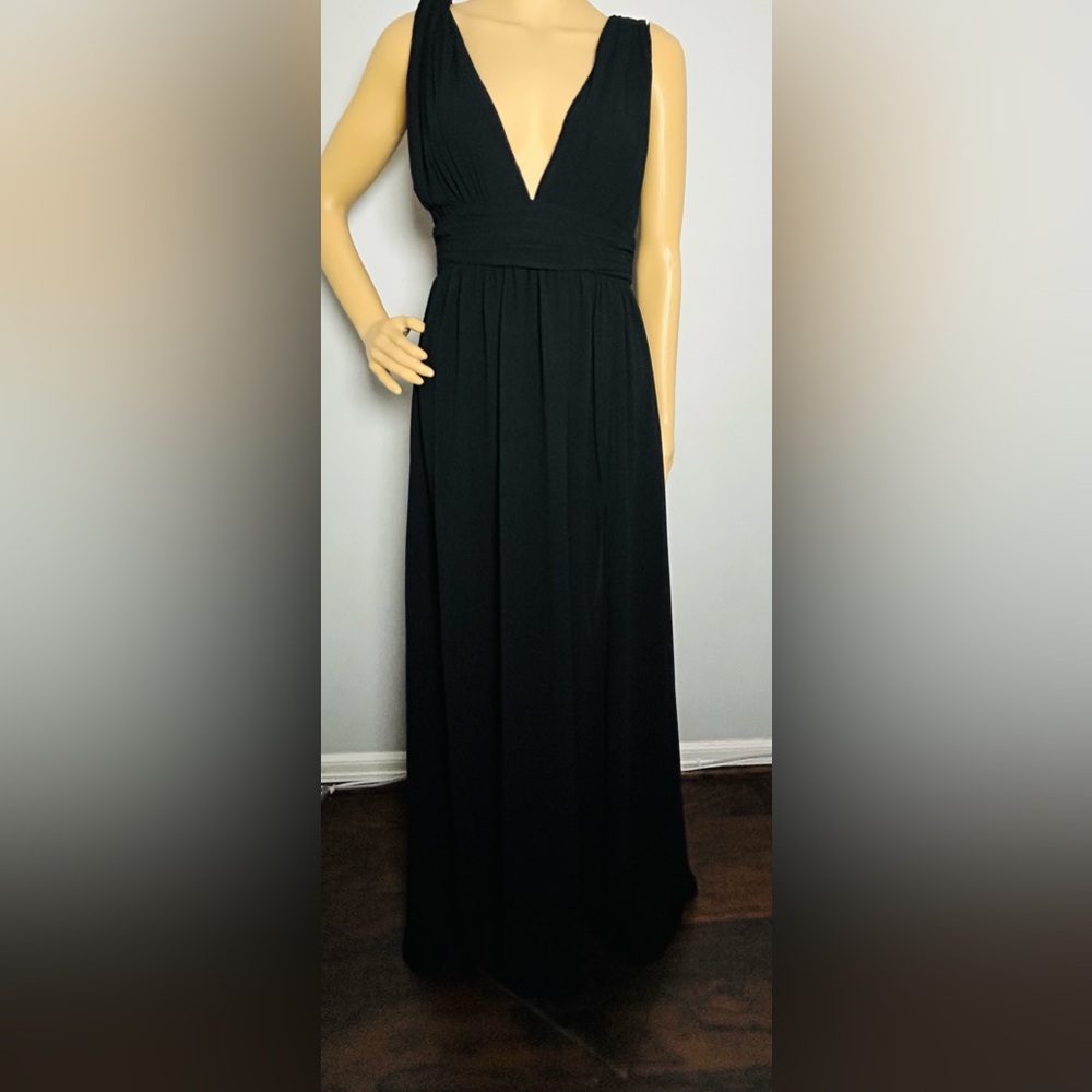 Lulus Heavenly Hues Black Maxi Dress Size Small NEW NWT - Picture 9 of 15